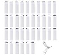 36Pcs Wall Picture Frame Hanging Strips - Adhesive Heavy Duty Picture Hanging Strip - Sticky Fastening Photo Frame Stickers for Pictures Frames Mirrors Wall Hanger (White)
