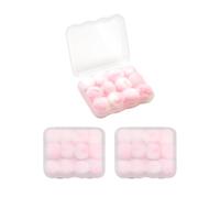 36PCS Wax Ear Plugs for Sleeping - Moldable Noise Reduction Earplugs for Adults & Kids - Soft Reusable Wax Cotton Ear Plugs - Comfortable Hearing Protection for Study Work Travel