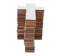 36Pcs Wooden Cross Ornaments Unfinished Cross Crafts DIY Crafts Kits Unfinished Wood Home Decoration DIY Crafts for Family Dining Table Wedding Party