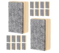 36pcs Wooden Felt Chalk Eraser Mini for Whiteboards and Chalkboards | Compact Cleaner for Office and Home, Quick Access Storage, for Students and Daily Use