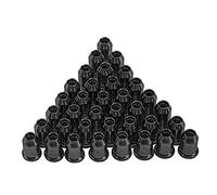 36Pcs Yootones Metal Guitar Ferrules Through-Body String Mounting Ferrules Compatible with Guitar Replacement (Black)