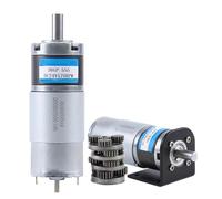 36PG-555 Double Shaft High Torque DC 12V 24V Planetary Gear electronic starter EKFBQBGW(24v 98rpm,6mm shaft)