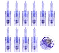 36pin Replacement Microneedling Cartridges for Ultima A6, 10pcs Micro Needles Cartridges For Electric Stamp Derma Pen Auto derma pen microneedle System, Bayonet Type(10PCS, 36PIN Needles)
