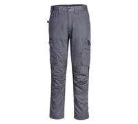 (36R, Metal Grey) Portwest Unisex Adult Stretch Work Trousers