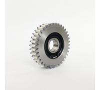 36T Electric Bike Motor Gear Brushless Oblique Tooth Replacement Part | Brushless Motor Sprocket 12mm Electric Bicycle Reduction Gear Black Alloy Motor Pinion