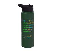 36th Birthday 36 Years Old Coder Humor Programmer Men Stainless Steel Insulated Water Bottle