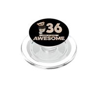 36th Birthday Boy Girl 36 Years Thirty Six PopSockets PopGrip for MagSafe