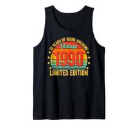36th Birthday Gifts Born in 1990 36 Years Old Bday Party Tank Top