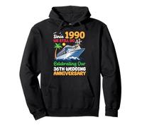 36th Wedding Anniversary Cruise Since 1990 We Still Do Trip Pullover Hoodie
