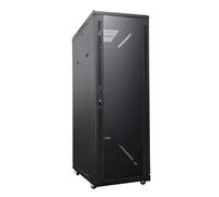 36U LMS DATA Network & Server Rack Enclosure with Mesh Door, Cooling Fan, Locks, & Removable Side Panels - Floor Standing 19 Inch Rack (CAB-FE-36U-66)