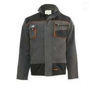 36Uk Artmas Classic Work Jacket Graphite Orange Accents Reinforced Durable Functional