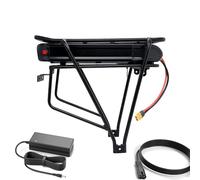 36V 10Ah 12Ah 15Ah 18Ah 20Ah Rear Rack Ebike Battery 48V Lithium Ion Battery With Luggage Rack And Charger For 0-900W Mountain Bicycle Motor(48v15ah)