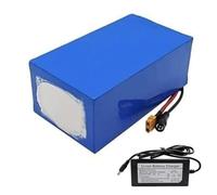 36V 13Ah E-Bike Lithium Ion Battery Pack With 42V 2A Charger 10S5P Electric Bicycle Scooter Waterproof Battery Built-in BMS For 250W 300W 350W 500W Motor(XT60 Plug)