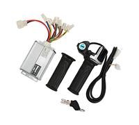 36V 1500 w Brushed Motor Controller Manual Transmission and Parts 36V 1000W Motor Brushed Speed Controller with Locking Battery Display Throttle Twist Grip for Mini Bike