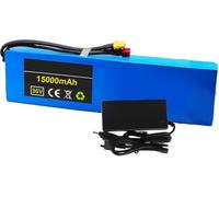 36V 15Ah Lithium Ion Battery Pack with 15A BMS for 100W-500W Electric Scooters, E-Bikes, Bicycles - Includes XT30 & JST Charger, High Performance Rechargeable Power (T+dc)