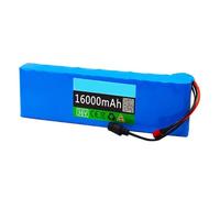 36V 16AH Waterproof Lithium-Ion Electric Bicycle Battery 10S3P Electric Scooter Lithium-Ion Battery Built-In Protection Board with 42V 2A Charger XT90