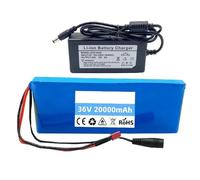 36V 20AH 10S1P E-Bike Battery Lithium-Ion Battery with Charger Waterproof with Charger and BMS Protection Long Battery Life Abrasion-Resistant for 200W - 800W Motor 36V 20Ah,XT60+SM
