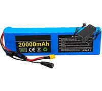 36V 20Ah 10S3P Ebike Lithium Rechargeable Battery for Electric Bikes Motorcycles Scooters for 200 W to 500 W Motors 36V 20Ah,T+DC