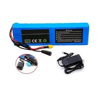 36V 20Ah 14Ah 12Ah 10Ah Lithium Battery with 2A Charger and BMS for 500W Electric Bicycles Motor Ebike Kit(36v 12ah,XT60 Plug)