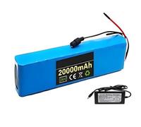 36V 20AH E-Bike Lithium-Ion Battery Pack 10S3P High Power Lithium Battery with Charger Long-Life Electric Scooter Battery for 50W-500W Motors XT60+SM