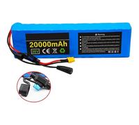 36V 20Ah Electric Bike Lithium Battery,10s3p Lithium Battery Pack,Built-in 30A BMS, with 42V 2A Charger,for 200W 350W 500W Scooters, Electric Bicycles Motor