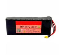 36V 20AH Waterproof Electric Scooter Battery with Charger 10S2P E-Bike Pedelec Battery with Integrated Protection Board Rechargeable Battery XT60+SM