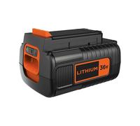 36V 2Ah Lithium Battery, Compatible with All BLACK+DECKER 36V Tools, No Memory Effect, Low Self-Discharge, Practical, Compact and Versatile