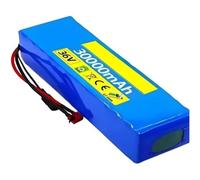 36V 30Ah 10S2P E-Bike Battery Lithium-Ion Battery For Electric Bicycles, Including 42V 2A Charger, Replacement Lithium Battery For Electric Scooters(T+DC)