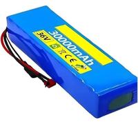 36V 30Ah 10S2P E-Bike Battery Lithium-Ion Battery For Electric Bicycles, Including 42V 2A Charger, Replacement Lithium Battery For Electric Scooters T+DC