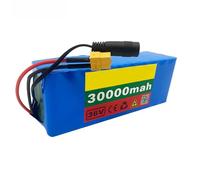 36V 30AH High-Power Rechargeable Lithium-Ion Battery Pack for Electric Scooters 10S3P Waterproof E-Bike Batteries with Charger 42V 2A for 250W 300W 500W Motor 36V30AH,XT30