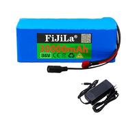 36V 30Ah Lithium Ion Ebike Battery Pack, Waterproof Design with BMS Protection, Compatible with Electric Bike and Scooter, Includes 42V Charger