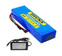 36V 30Ah Lithium-Ion Electric Bike Battery Pack with BMS Protection, Includes 42V 2A Charger for E-Bike and Scooter