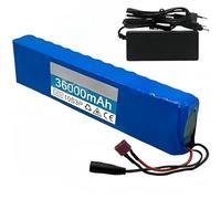 36V 36ah Lithium Electric Bicycle Battery Pack 10S3P With Charger For Ebike And Scooter, Compatible With 250W-1000W Motors(XT30+JST)