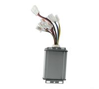 36V 48V 1000W Brushed DC Motor Speed Controller for Electric Bicycle and E-bike Scooter, Compatible with 700-1000W Motors, Silver Steel Build(48v)
