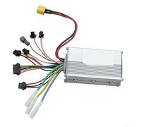 36V 48V 52V 60V brushless motor controller with LCD display for electric scooters, aluminum alloy casing with grooves for thermal management, supports up to 1000W power (Old lat head)