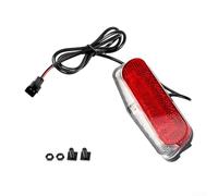 36V 48V E-Bike Tail Light with 2-Pin SM Connector for Bafang Mid-Drive and Hub Motor, LED Rear Lamp for Night Riding Safety, ABS PC Housing, Red
