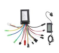 36V 48V Electric Bike Controller SW900 LCD Display Kit High Performance 17A 3 Mode Sine Wave Motor Controller for 250W 350W Electric Bicycles Scooters DIY Modification