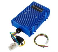 36V/48V to 12V DC-DC Step Down Converter, 30A Voltage Reducer with Aluminum Housing for Cart Battery Power Supply - Compatible with For EZGO and Other For Carts