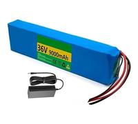 36V 9Ah 10S3P Electric Bicycle Replacement Battery, E-Bike Rechargeable Battery, Built-In BMS, Waterproof PVC Material, High-Capacity Battery(XT30+DC)