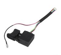 36V Cordless Electric Wrench Trigger Switch with Light, Adjustable Controller Button for Impact Wrench Repair, Black Plastic metals Part