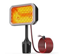36V Electric Golf Cart Heater with 360°Adjustable Angle, No Propane Needed | 400W Silent Carbon Fiber Heating for 36V Club Car/Yamaha/EZGO Golf Cart,Safe & Warmth, Fast Heating,Battery Powered Heater