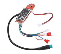 36v Electric Scooter Dashboard Display For Xiaomi For M365 For Pro Compatible Aluminum Red Meter With Long Line For Outdoor Sports Riding Gear