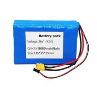 36V Hoverboard Scooter Batteries 8AH 10S2P Replacement Battery for Folding Scooters Waterproof Lithium-Ion Batteries Ideal for Toy Cars and Wheelchairs XT60+SM