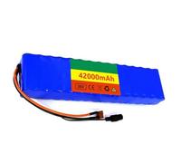 36V Waterproof Lithium-Ion Electric Bicycle Battery 42AH 10S3P Ebike Battery with 42V 2A Charger Long-Life Electric Scooter Battery Built-In Protection Board XT60