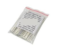 36Values 1pF-10uF Electronic Capacitor Set 1206 SMD Ceramic Capacitor Assortment Kit 22PF 47PF 22NF 100NF 2.2UF 4.7UF Capacitors AUOQKQUT