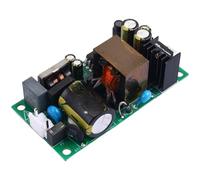 36W AC DC Power Supply Module 220V to 24V 1.5A Adjustable Isolated Switching Converter with Overcurrent Protection for DIY Projects Green PCB 76x40mm
