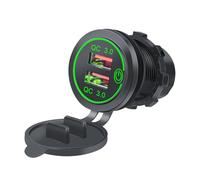 36W Double USB Charges Quick Charges Adapter With Switches & LED Indicates Simple To Use For Car & Boats Touch Switch