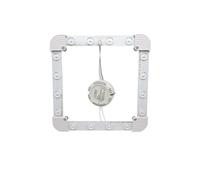 36W LED Ceiling Light, Modern Square Design for Hallway, Energy Efficient White Illumination, Sleek and Stylish Home Fixture