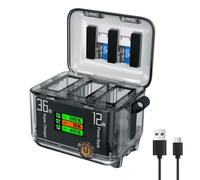 36W PD Charging Box for Action 5Pro Charger Hub 3 Ways Bi-directional Charger Power USB-C action 4/3 Battery Charger Manager