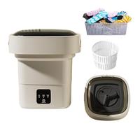 36W Portable Washing Machine, 17L Small Foldable Washing Machine with Underwear Washer, Perfect for Household, Baby Clothes, Travel, Apartments Dorms RVs white